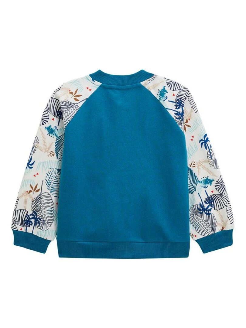 Veste teddy enfant Santorini Bleu