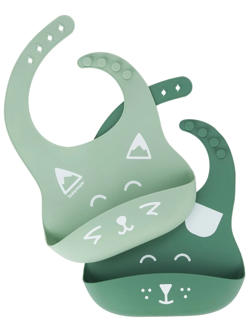 Bavoirs Silicone Babymoov Vert