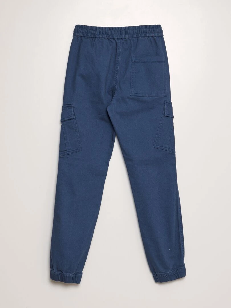 Pantalon avec poches sur les côtés Bleu