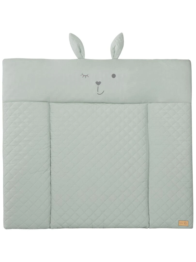 ROBA Matelas À Langer "roba Style" Avec Visage De Lapin 85x75 Frosty Green Vert