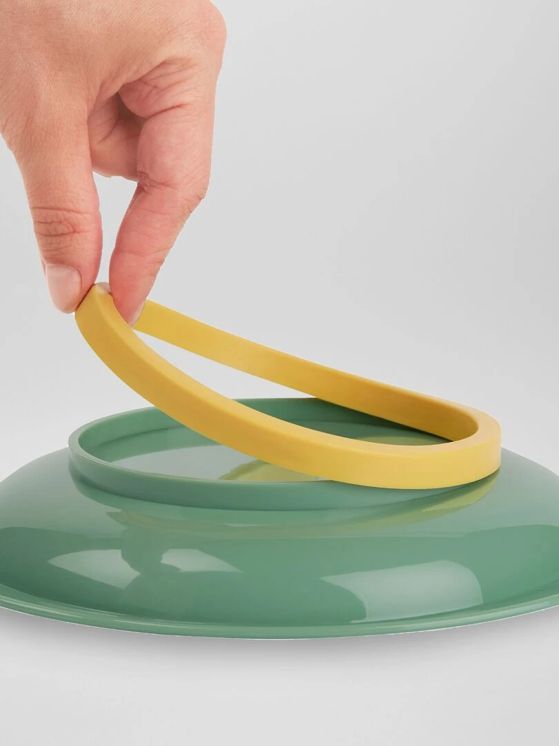 Lot de 3 assiettes 'Badabulle   Jaune/bleu/vert