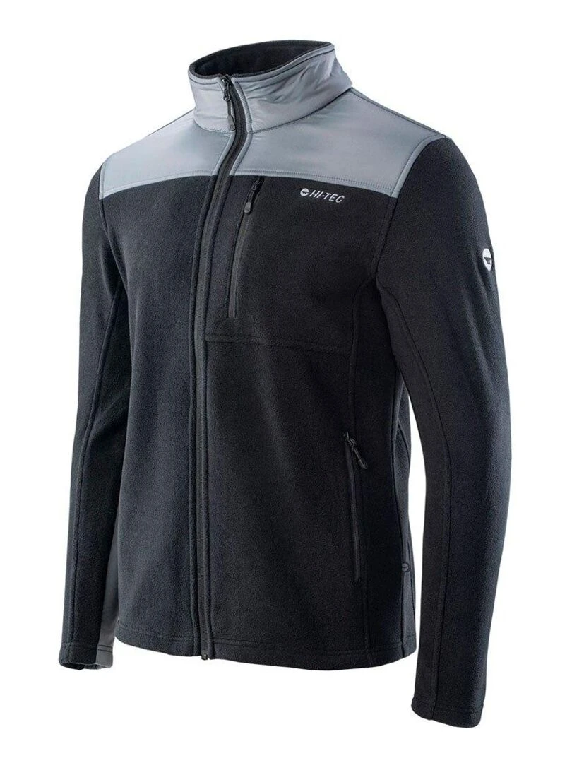 Hi Tec   Veste polaire HUASCO   Noir Gris Noir