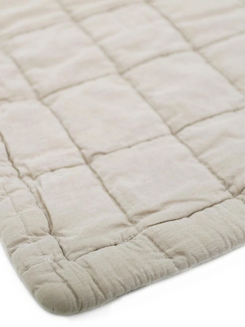 Baby Relax Tapis Coton Anna Sable Lave par Nattiot 87 x 100 cm Beige sable