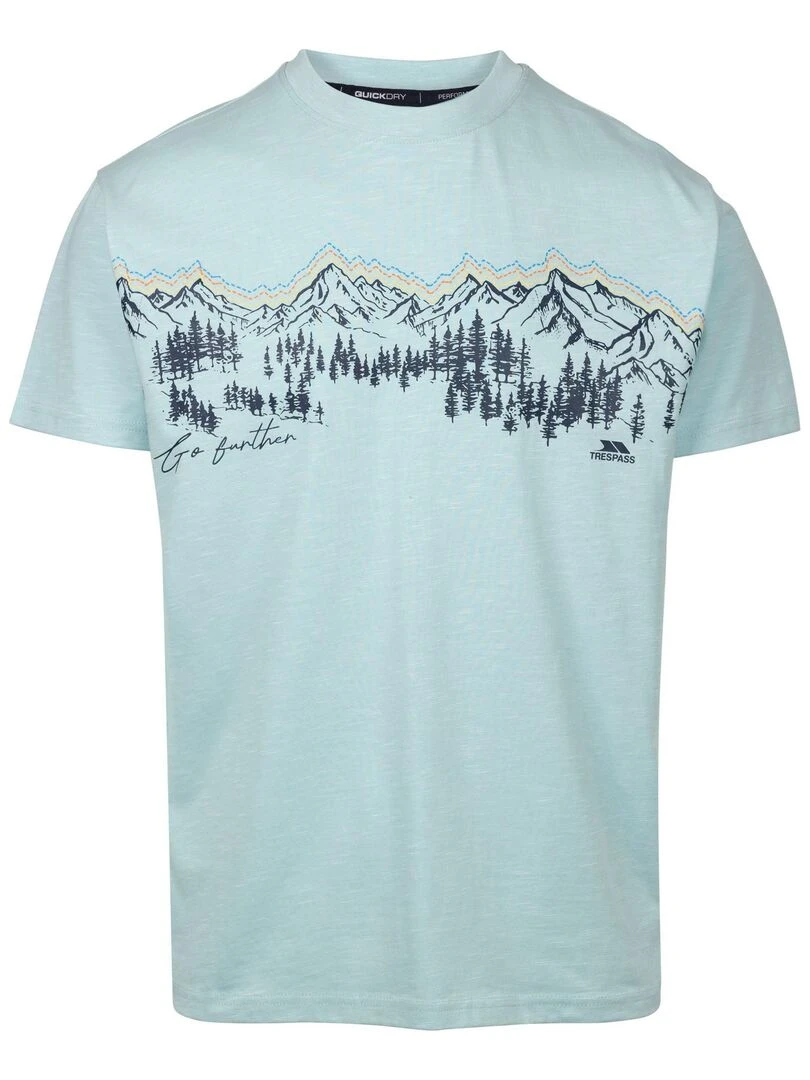 Trespass T shirt KANNUAR Bleu turquoise