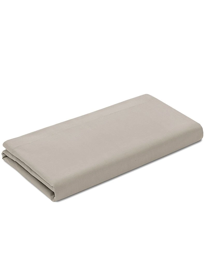 Drap housse uni beige