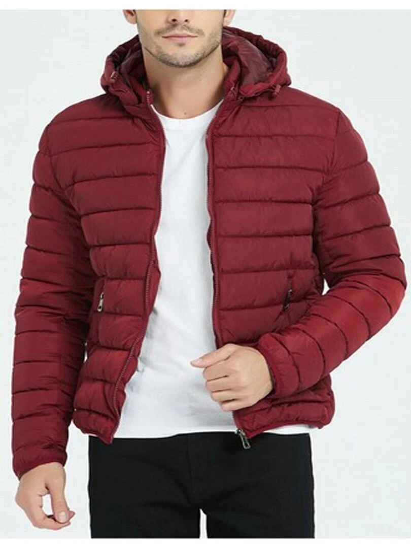 doudoune a capuche Kebello   Bordeaux