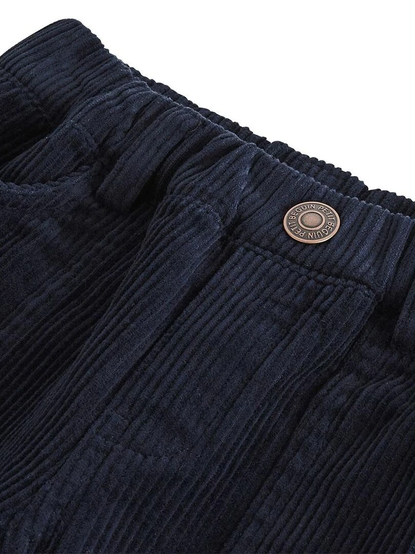 Pantalon bébé en velours côtelé Maia   Bleu