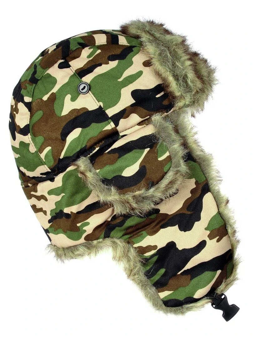 Chapka Camouflage   Vert kaki