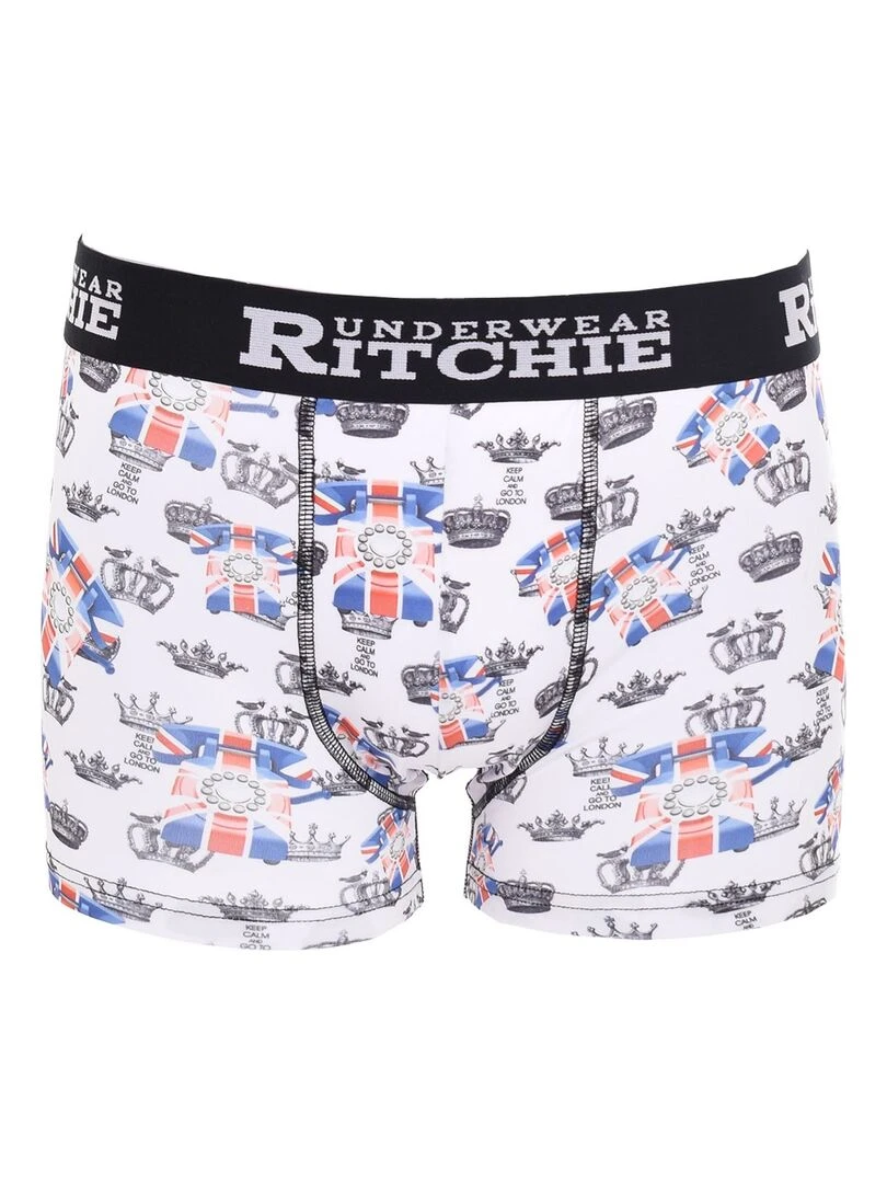 Boxer motifs ROKE BOY Blanc