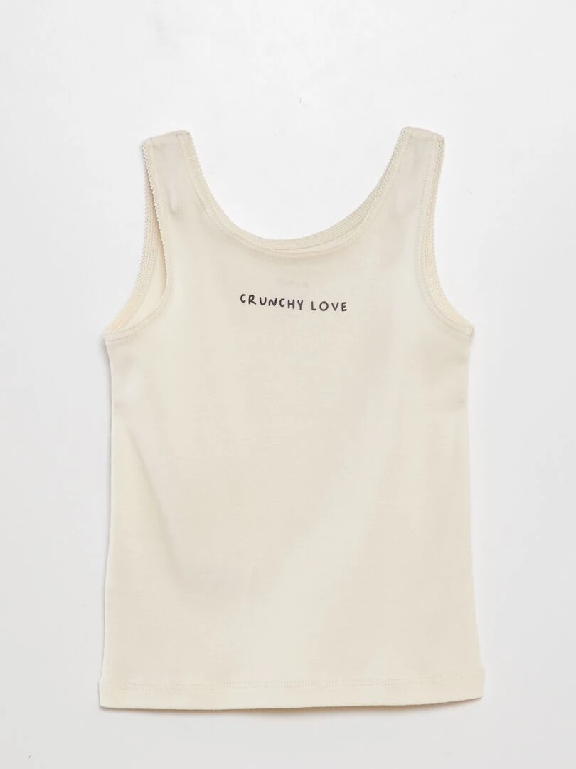 Lot de 2 bodies   Ecru