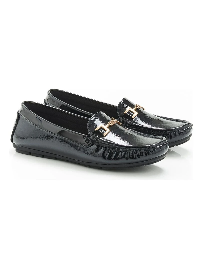 Mocassins avec boucle fantaisie Damart Noir