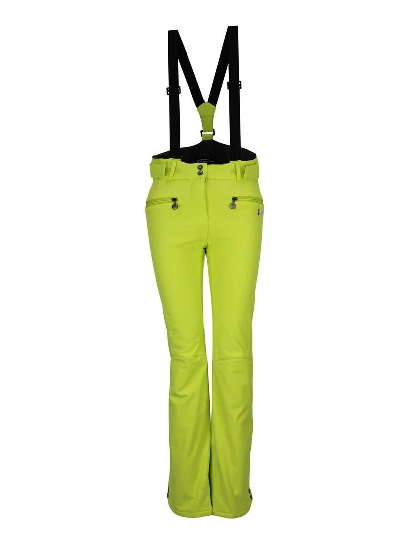 Pantalon de ski fille FAFUZZI PEAK MOUNTAIN Vert anis