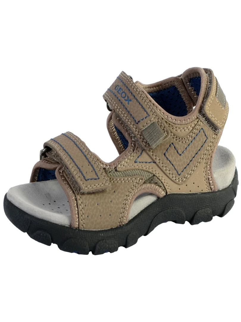 Sandales Geox EnfantGarçons J S. Strada A Wax.Syn2+PR.DBK Beige