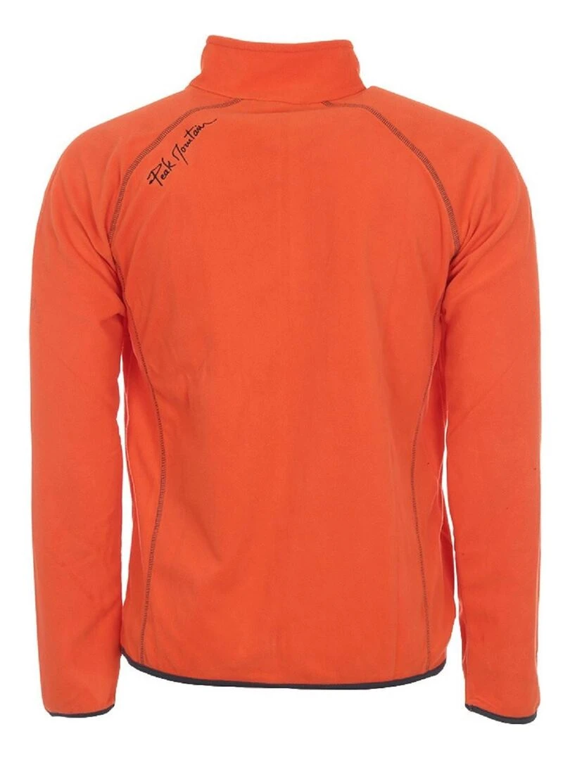 Sweat polaire homme CAFONE PEAK MOUNTAIN Orange