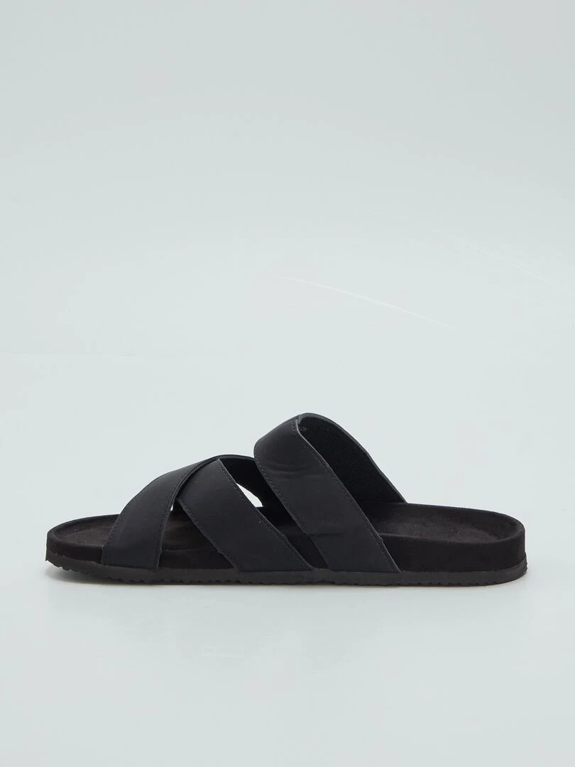 Sandales unies   Noir