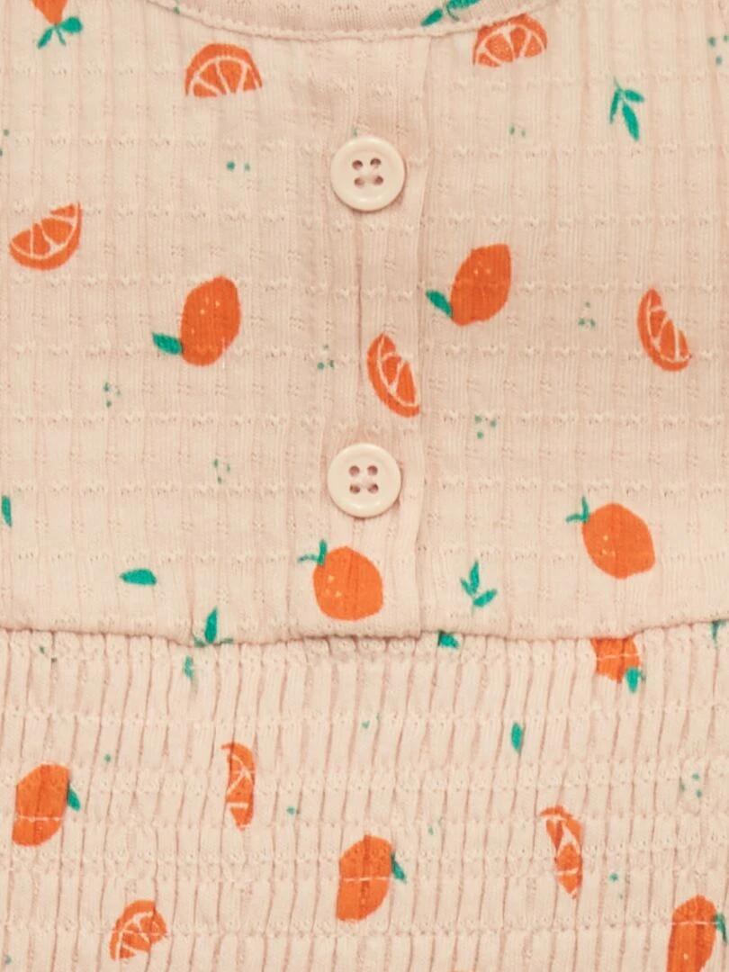 Maillot de bain rayé   1 pièce   Jaune