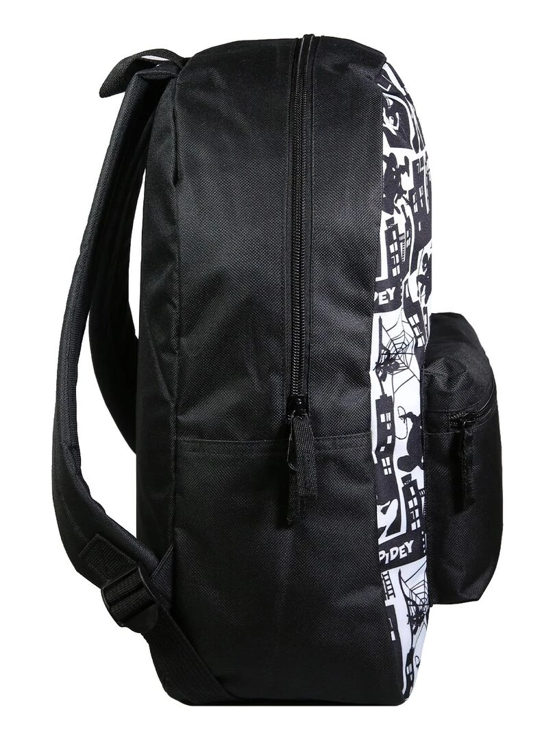 BAGTROTTER Sac à dos 1 compartiment Spider Man Noir et Blanc   Gris