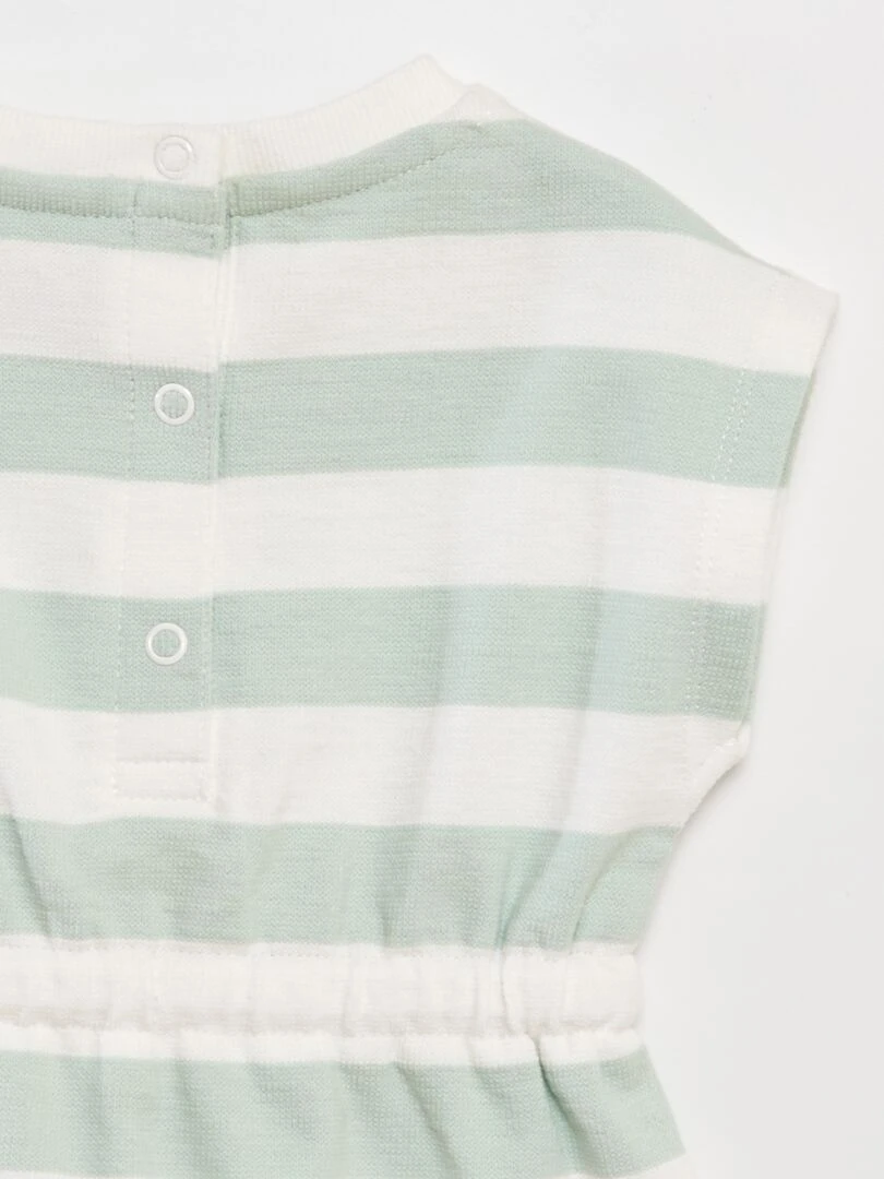 Combinaison en éponge   Blanc/bleu