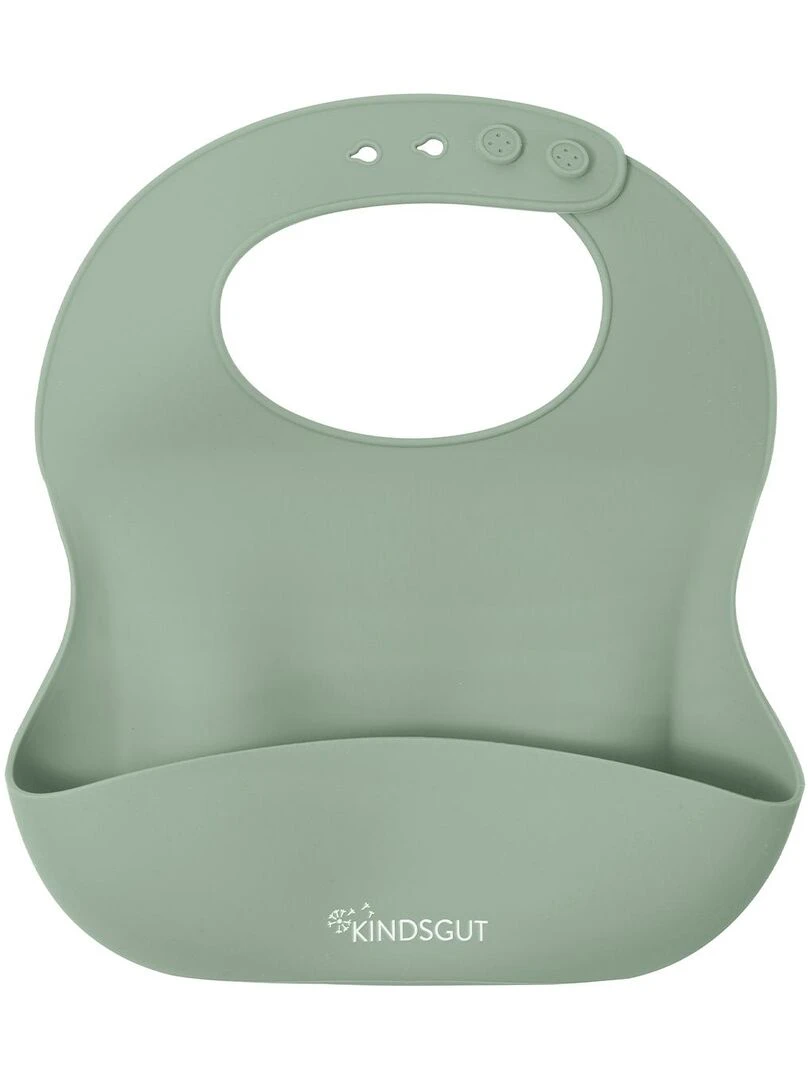 Bavoir bébé en silicone Vert pistache