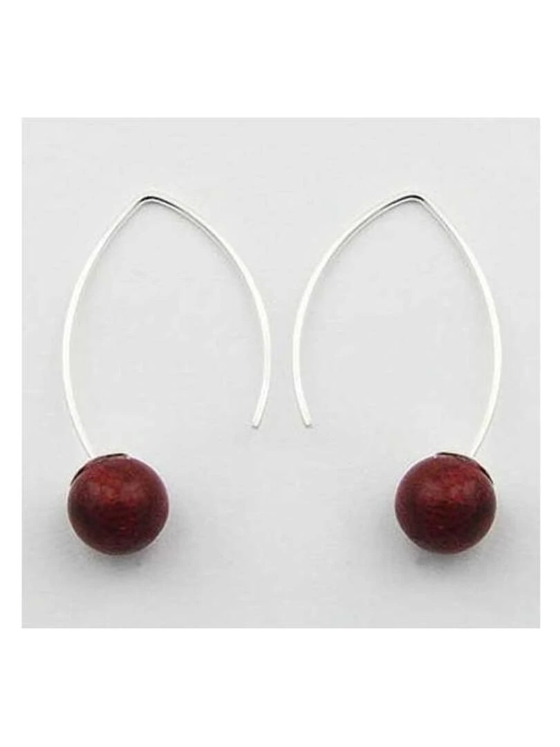 Boucles d'oreilles gorgone Bijoucolor Rouge