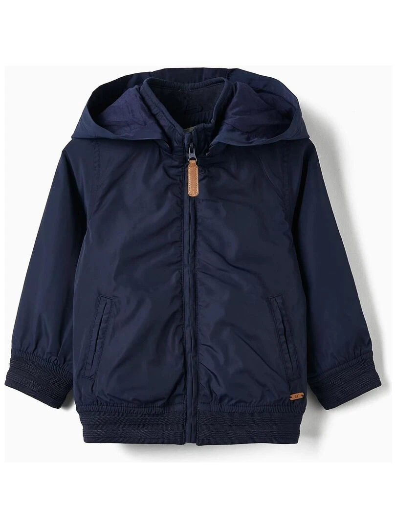 Manteau avec Capuche Amovible pour Bébé Garçon ATLANTIC COMPANY Bleu