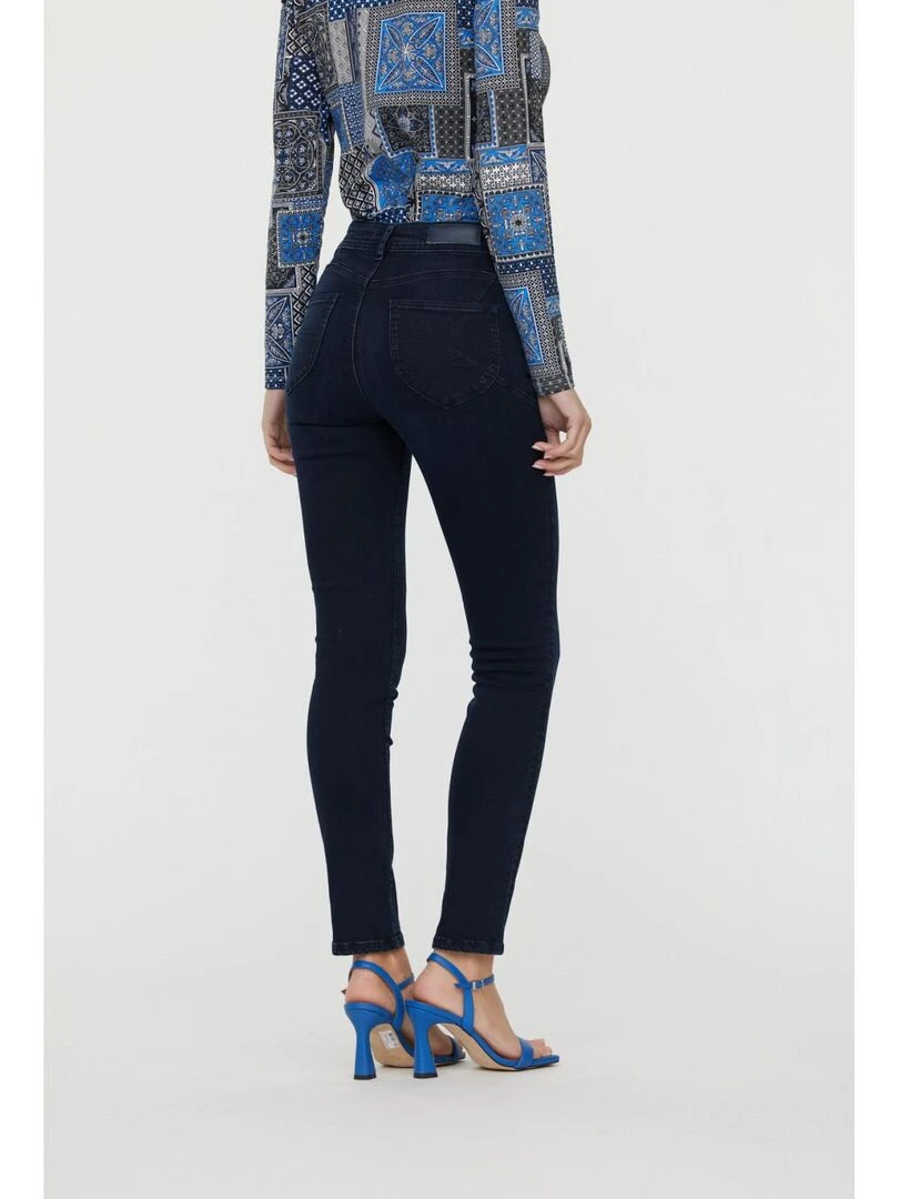Lee Cooper   Jean coton slim push up JINNIE   Bleu Noir
