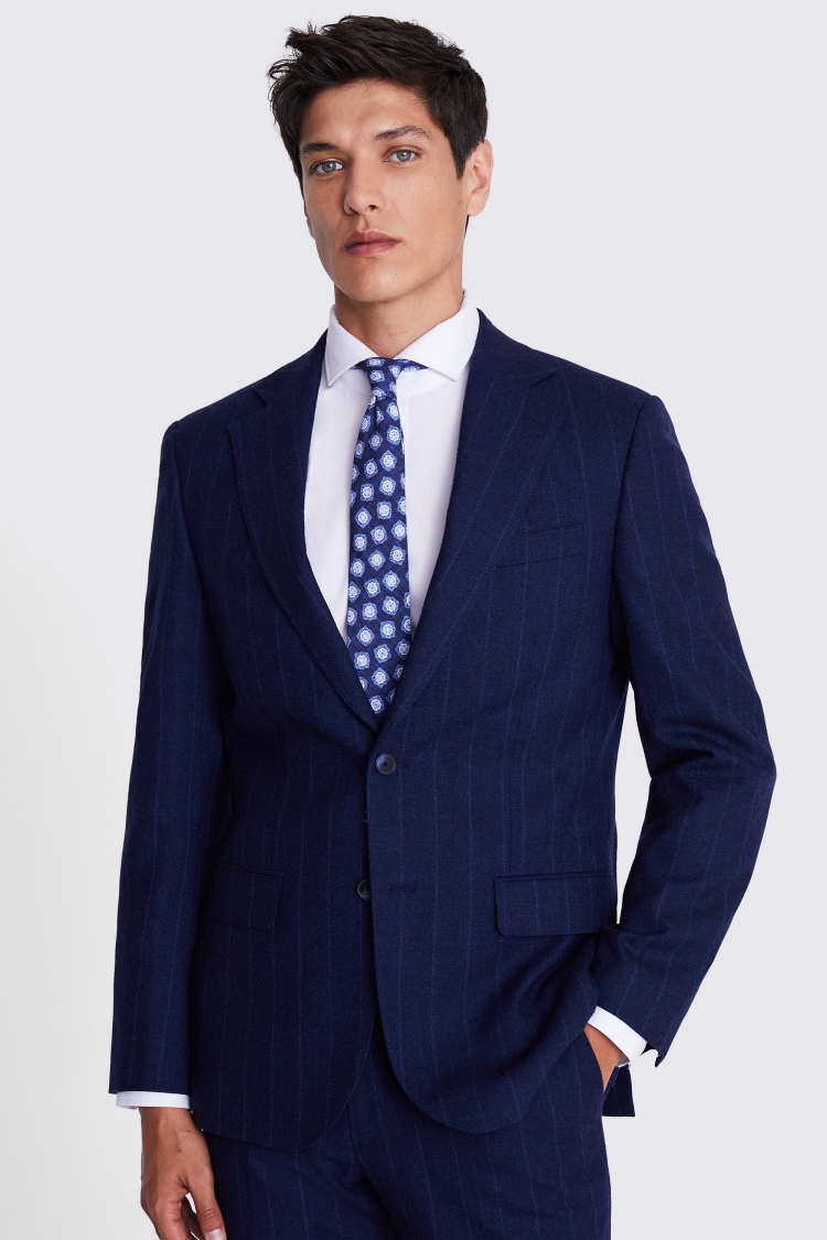 Ted Baker Tailored Fit Navy Check Jacket    Buy Online at Moss
