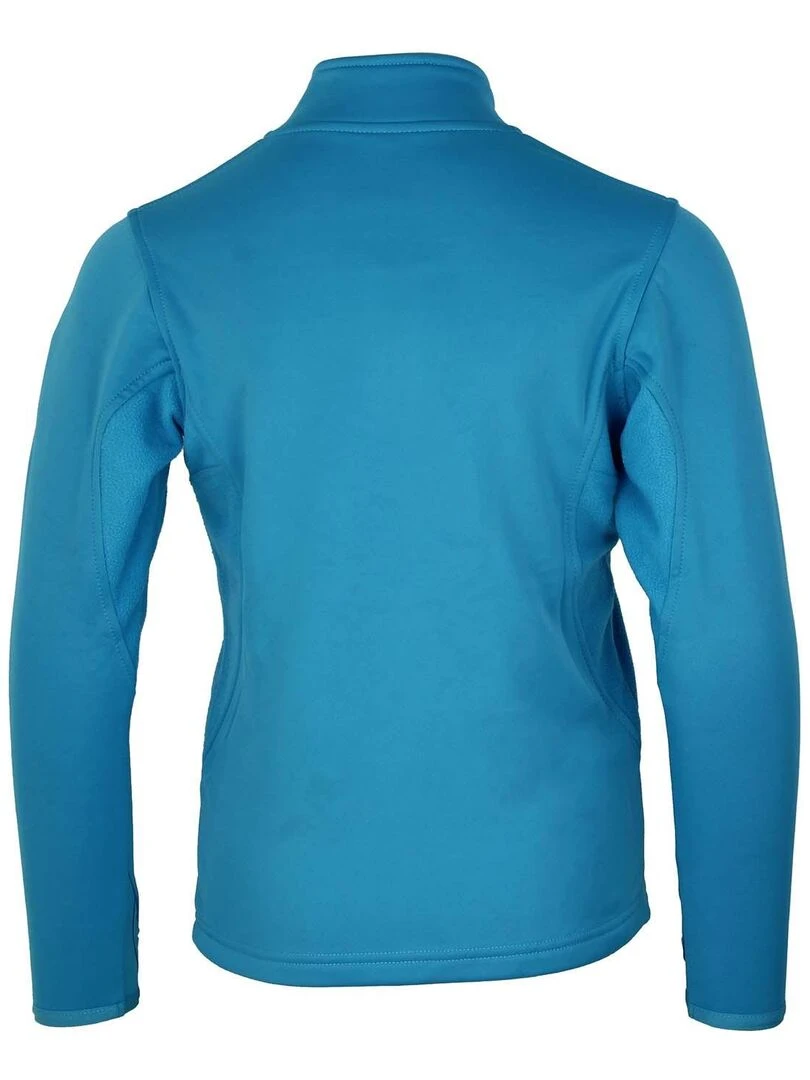 Sweat polarshell fille FANY PEAK MOUNTAIN Bleu