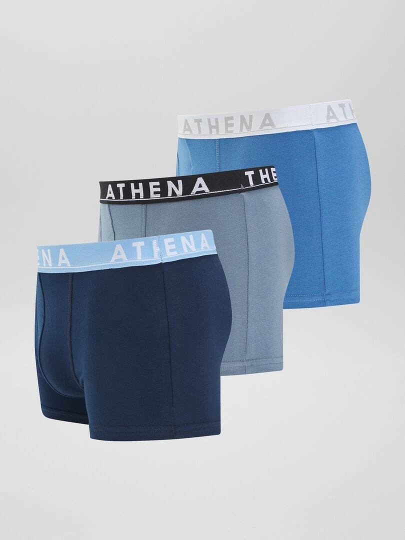 Lot de 3 boxers 'Athena'   Bleu