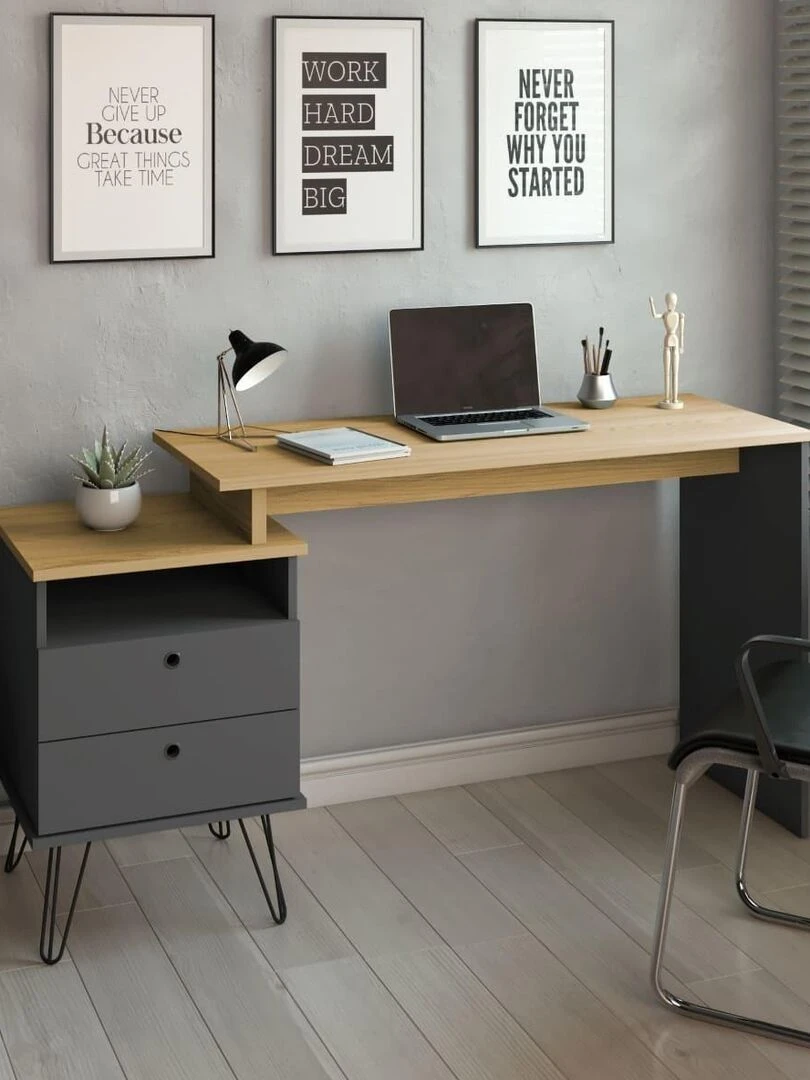 Bureau modulable Flex   AKITEN RETAIL   Gris