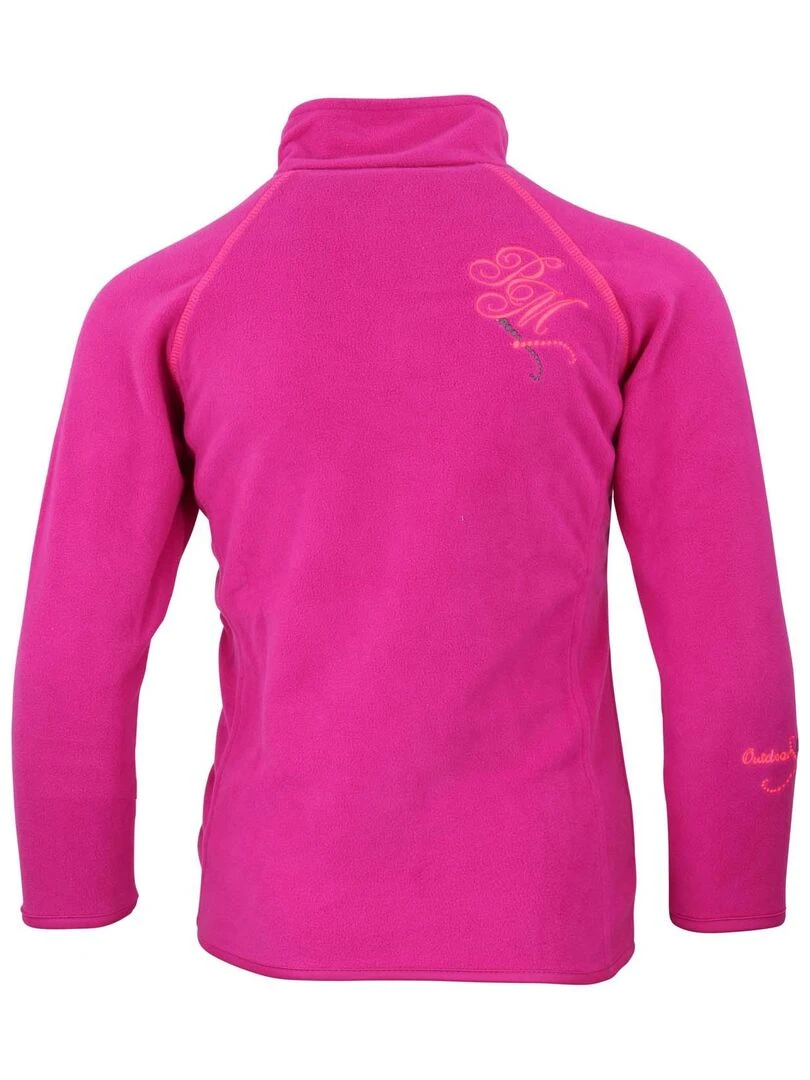 Sweat polaire fille FAFINE PEAK MOUNTAIN Rose fushia