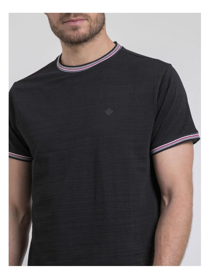 T shirt col rond NOPILIAS   Noir