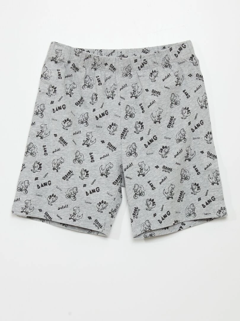 Short en jersey So Easy Gris
