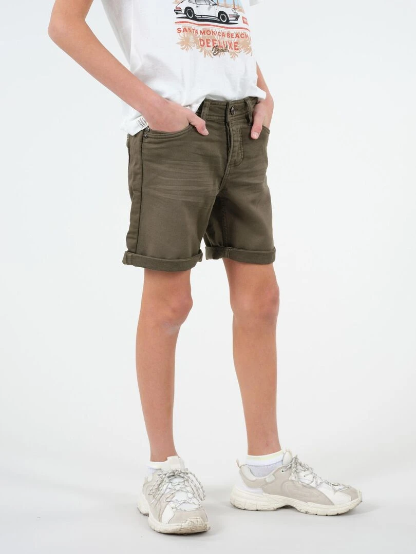 Short délavé 'Deeluxe' Kaki