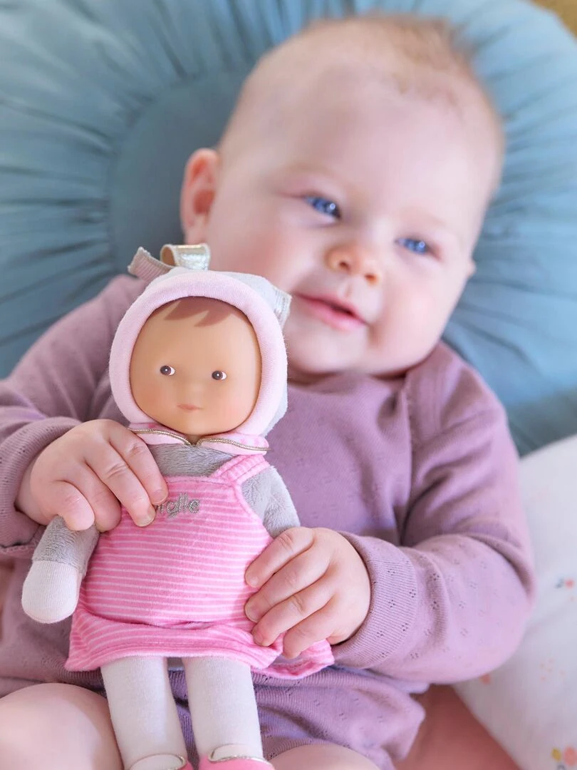 Doudou Miss Rayée Rêves d'Étoiles Rose