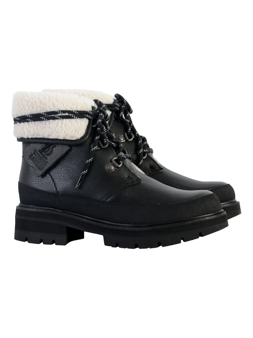 Bottine Cuir Clarks Orlanna Turn   Noir