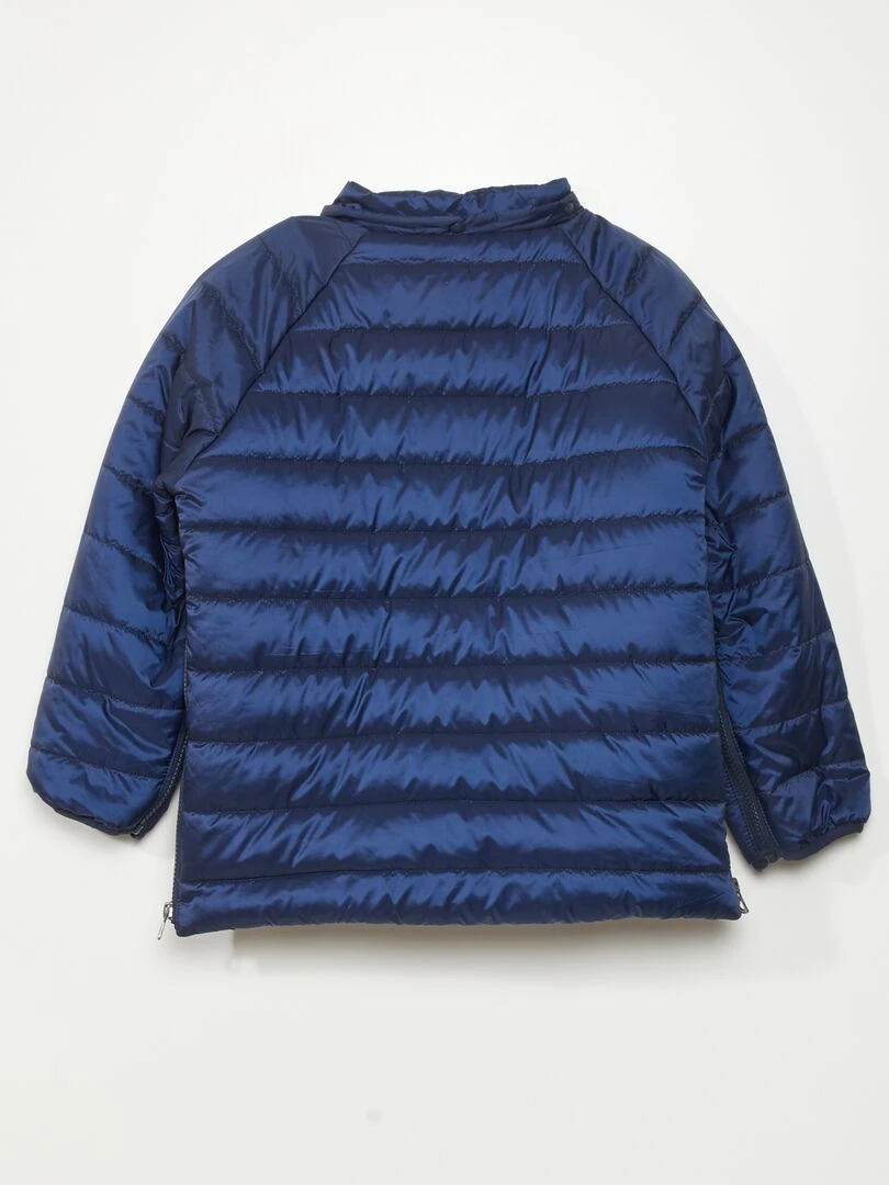 Doudoune matelassée à capuche   So Easy   Bleu marine