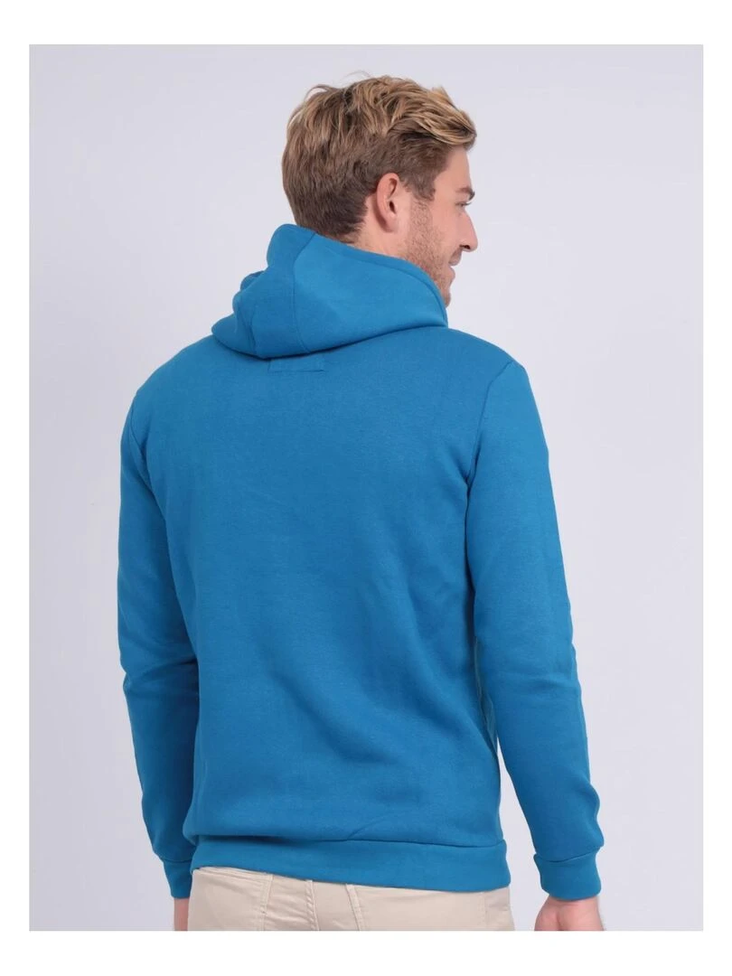 Sweat zippé capuche WAMS Bleu roi