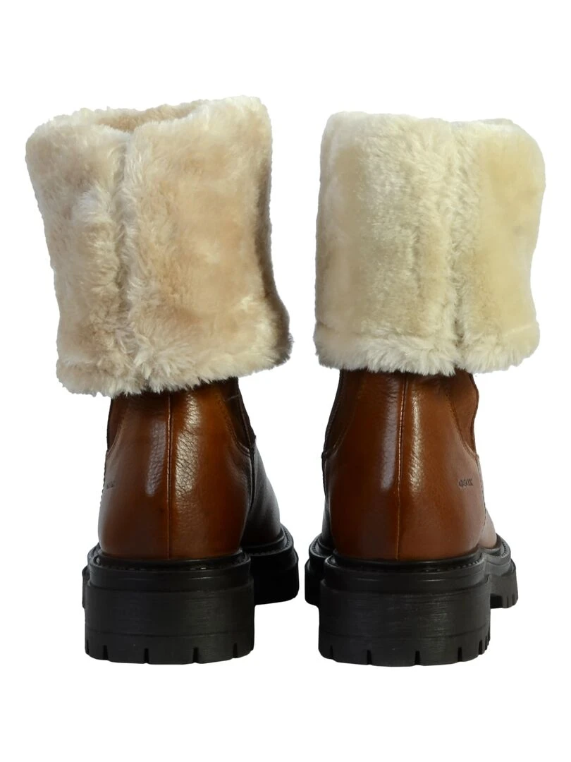 Bottes Cuir Geox Iridea   Marron