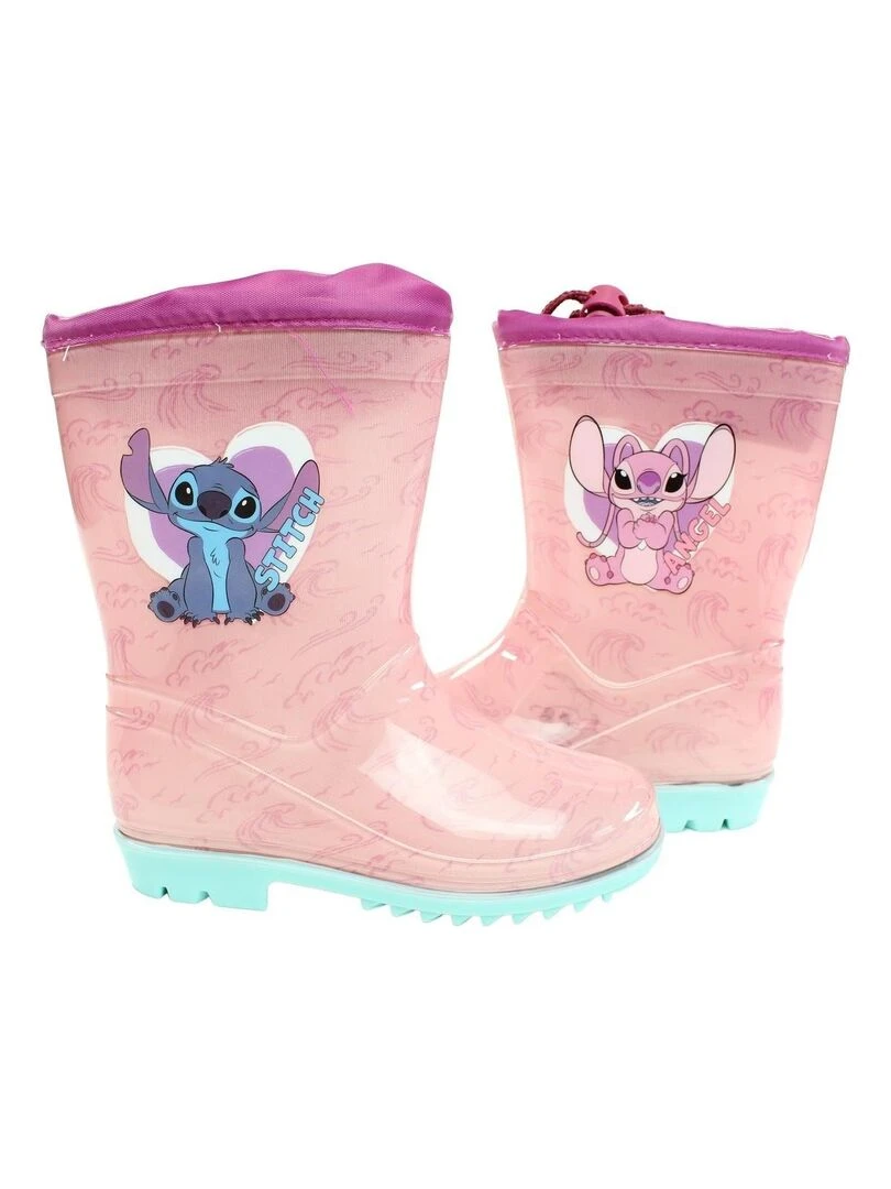Disney Bottes fille imprimé Lilo Et Stitch Rose