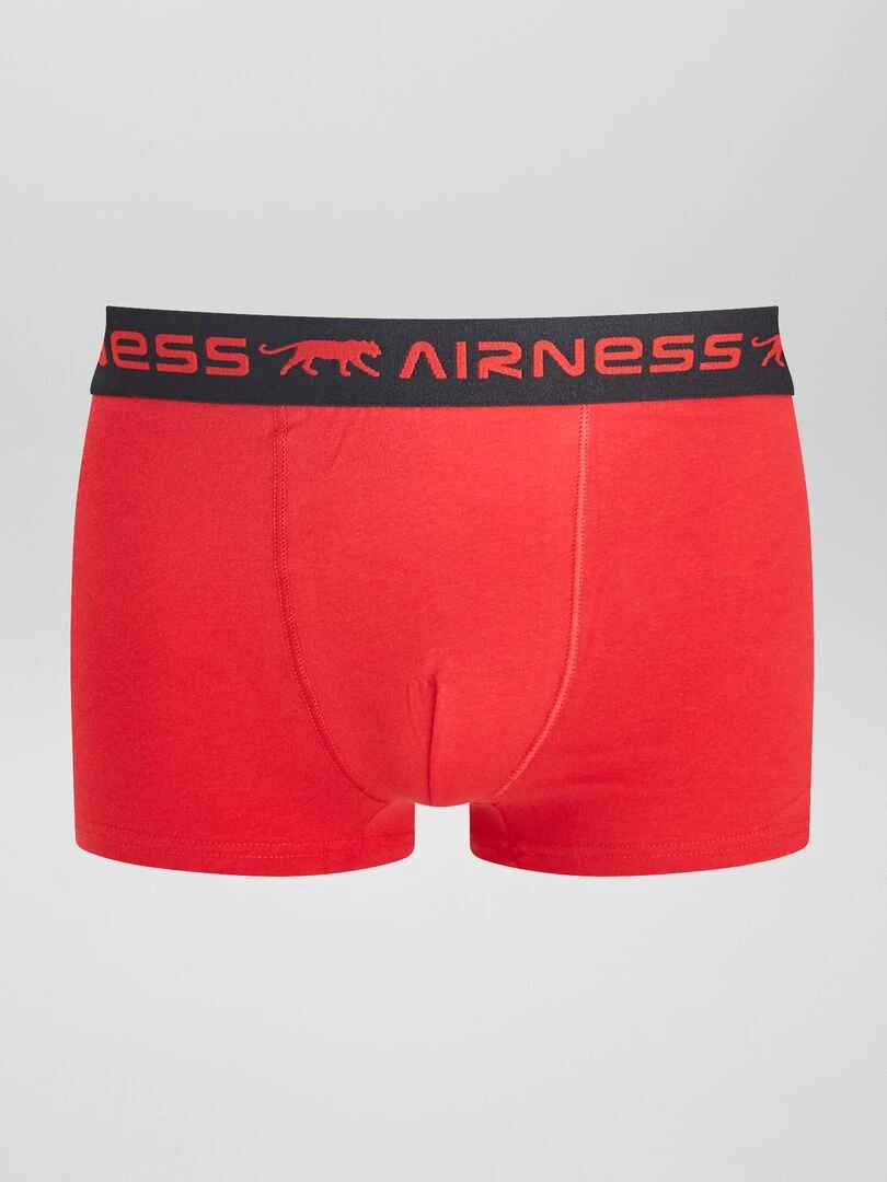 Lot de 3 boxers 'Airness'   Rouge/noir/gris