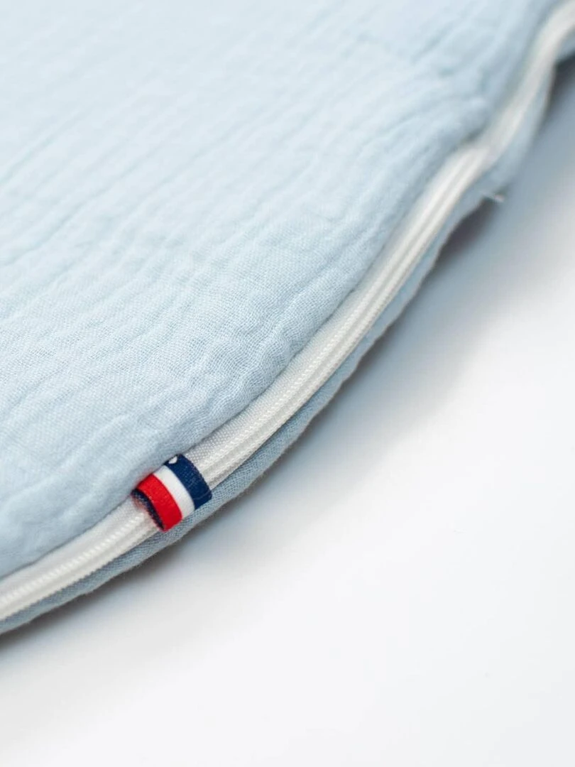 Gigoteuse sans manches en gaze de coton  Jeanne   Bleu