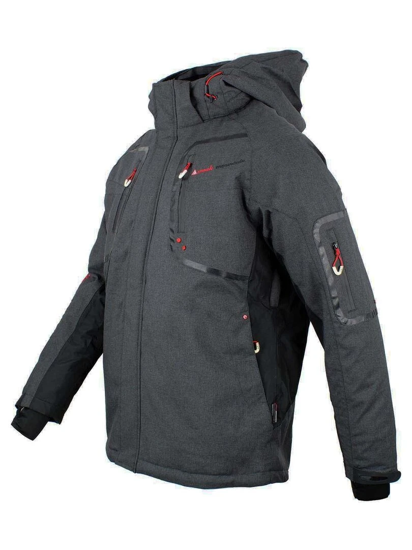 Blouson de ski homme CAMATE   PEAK MOUNTAIN   Gris