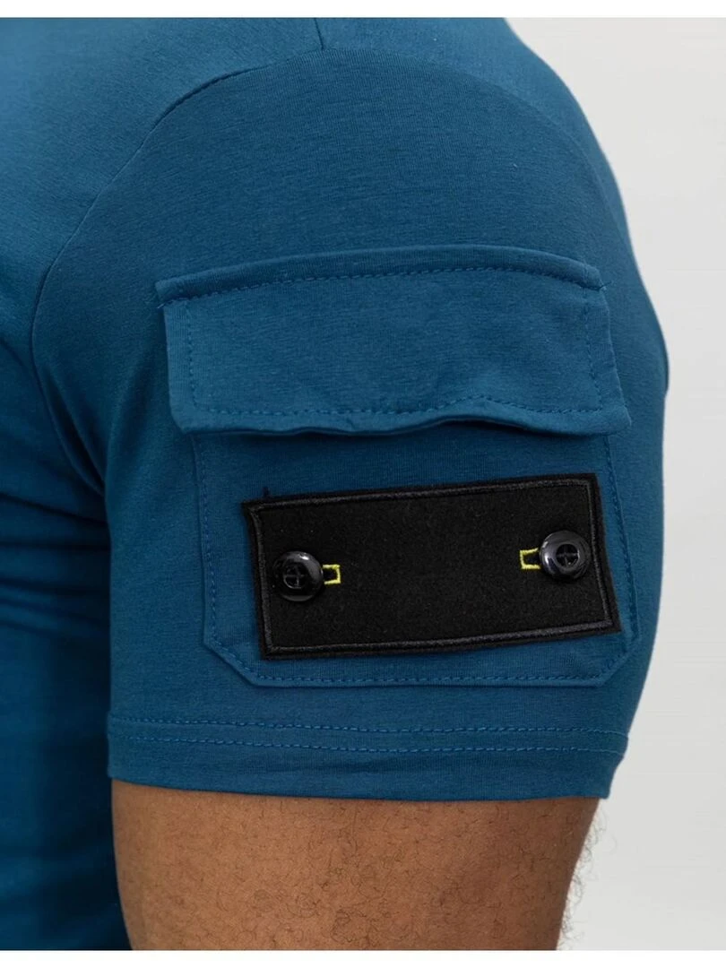 Ensemble Short T shirt Kebello   Bleu