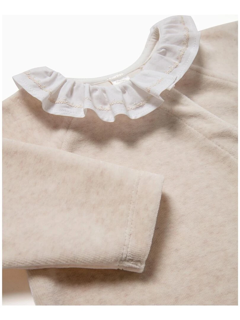 Pyjama manches longues egyptian dreams 'Zippy'   Beige clair