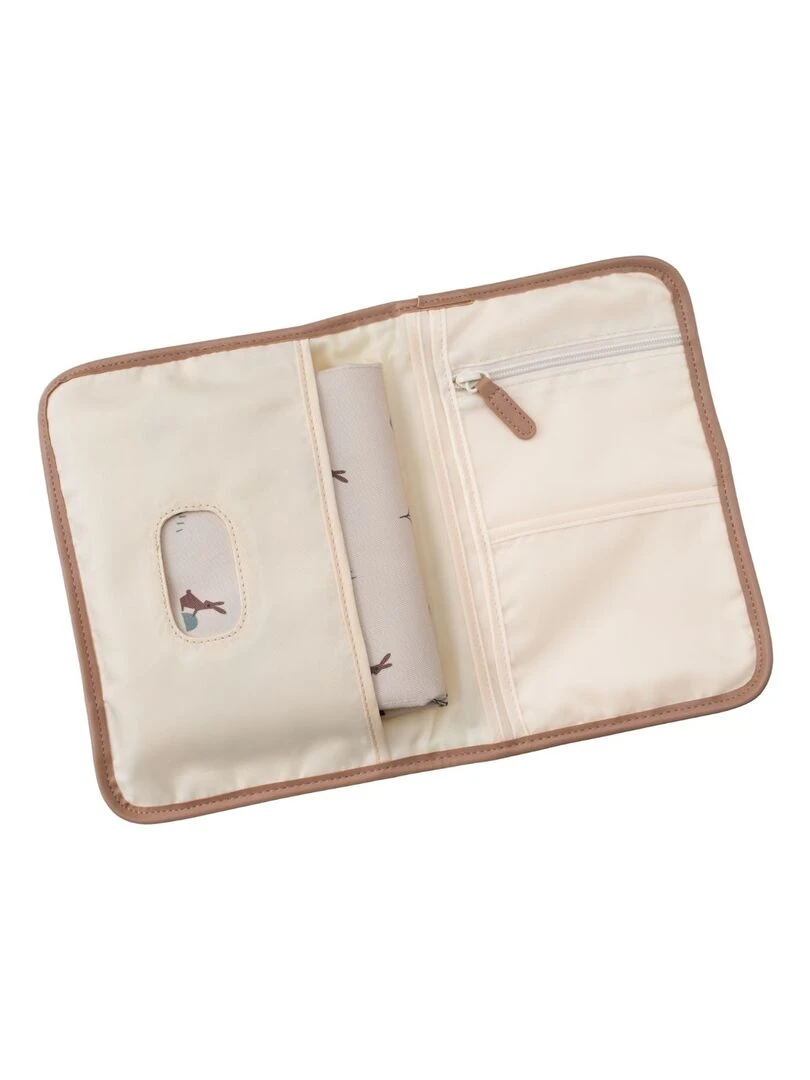 Pochette de change Lapin sable Ecru