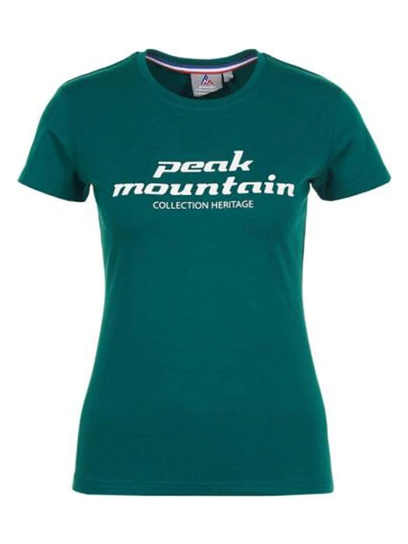 T shirt manches courtes femme ACOSMO   Vert