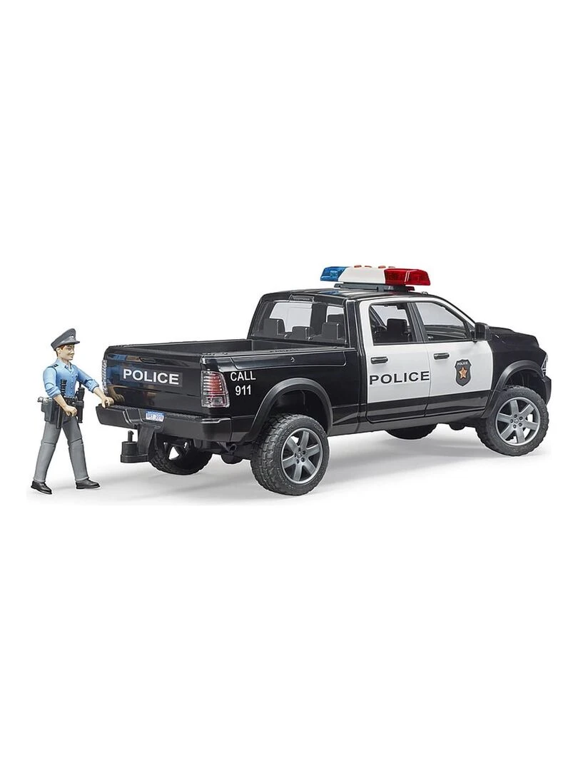 Véhicule de police : Pickup RAM 2500 avec figurine   N/A