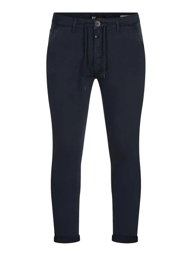 KAPORAL Pantalon coton mélangé slim Bleu marine