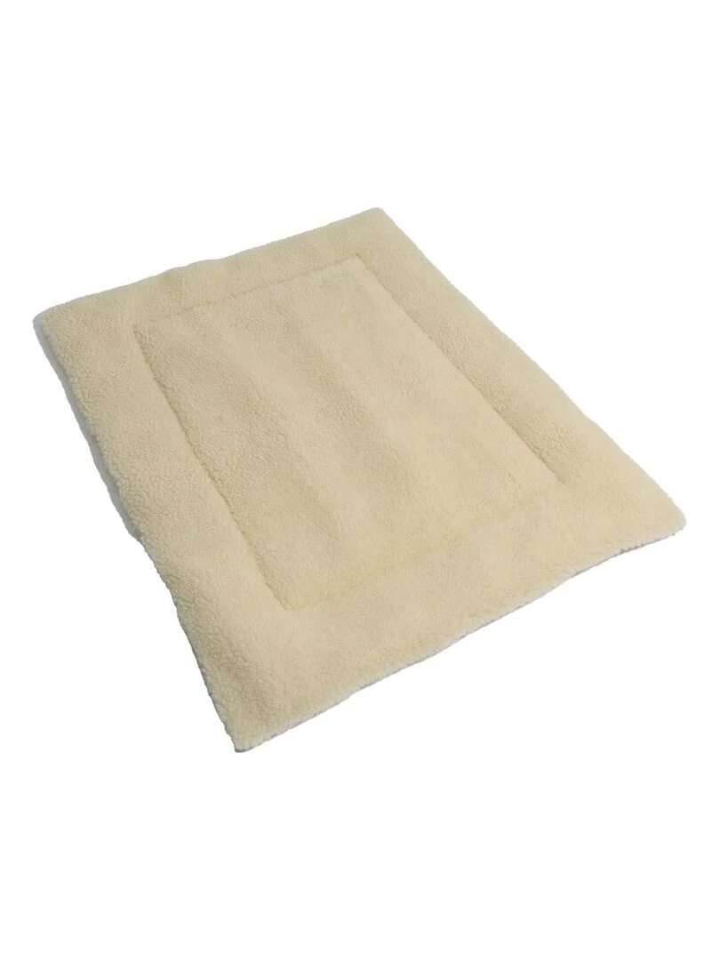 Tapis de jeu en laine Wooly (100 x 100 cm)   Ecru